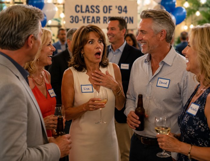 What to Wear — and How to Act — When You See Your First Love at a Reunion After 40 or 50 Years